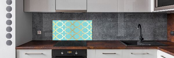 Spatscherm keuken Arabisch patroon