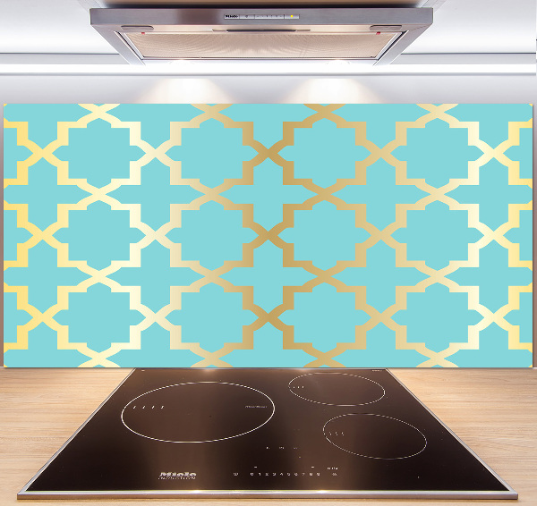 Spatscherm keuken Arabisch patroon