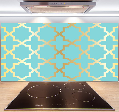 Spatscherm keuken Arabisch patroon