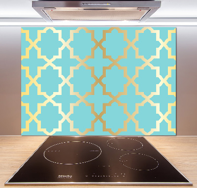 Spatscherm keuken Arabisch patroon