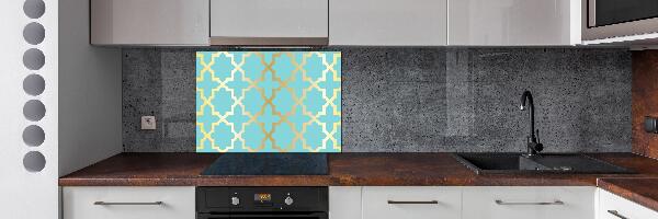 Spatscherm keuken Arabisch patroon
