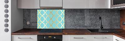 Spatscherm keuken Arabisch patroon