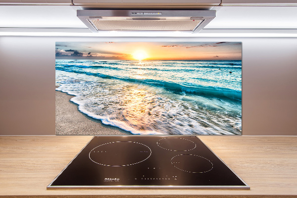 Keuken achterwand Zonsondergangstrand