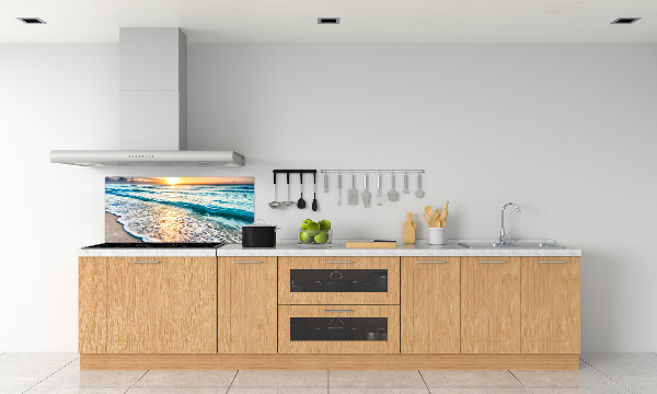 Keuken achterwand Zonsondergangstrand