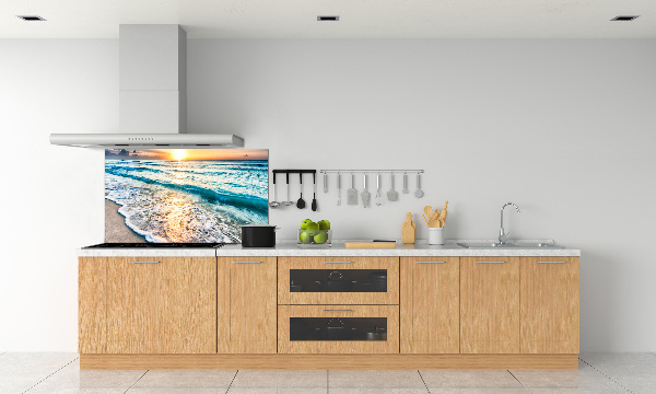 Keuken achterwand Zonsondergangstrand