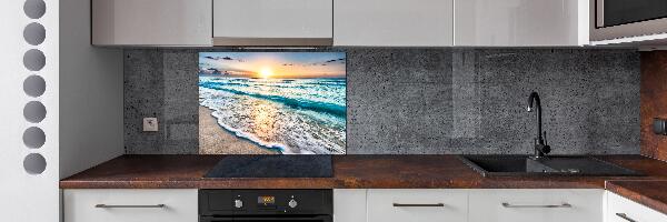 Keuken achterwand Zonsondergangstrand