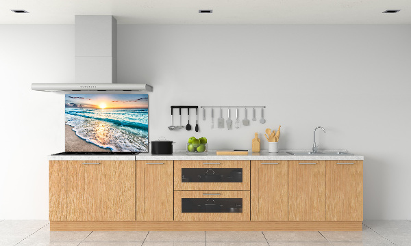 Keuken achterwand Zonsondergangstrand