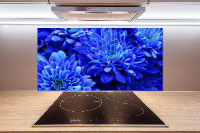 Spatplaat keuken Blauwe aster