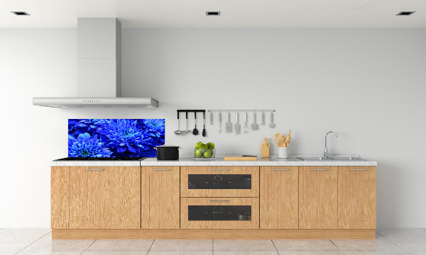 Spatplaat keuken Blauwe aster
