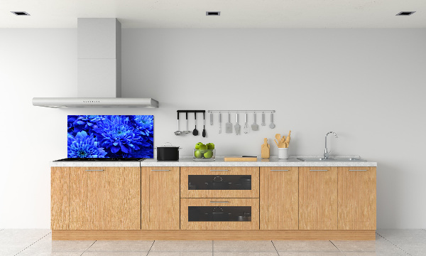 Spatplaat keuken Blauwe aster