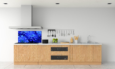 Spatplaat keuken Blauwe aster