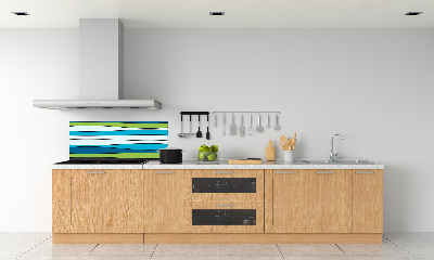 Spatplaat keuken Kleurrijke strepen