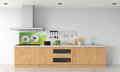 Spatplaat keuken Paardenbloemen
