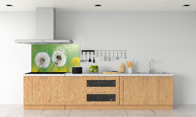 Spatplaat keuken Paardenbloemen