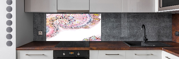 Glazen achterwand keuken Abstract patroon