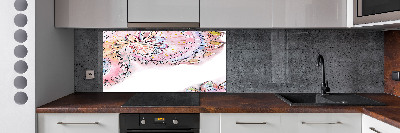 Glazen achterwand keuken Abstract patroon