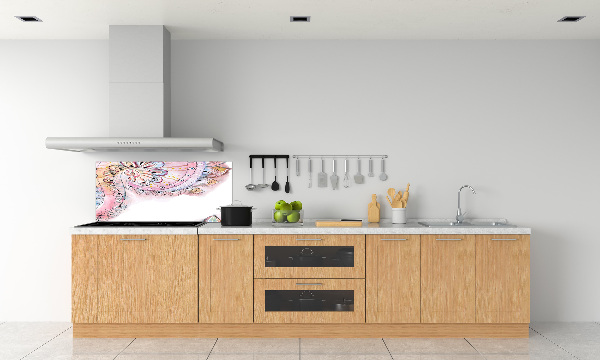 Glazen achterwand keuken Abstract patroon