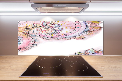 Glazen achterwand keuken Abstract patroon