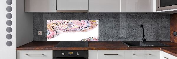 Glazen achterwand keuken Abstract patroon