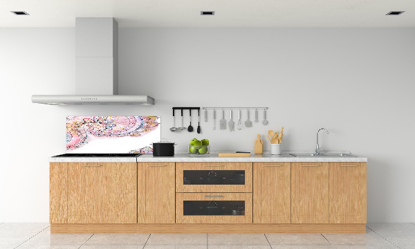 Glazen achterwand keuken Abstract patroon