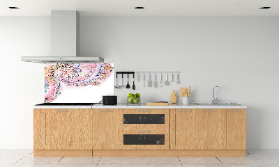 Glazen achterwand keuken Abstract patroon