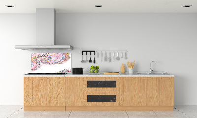 Glazen achterwand keuken Abstract patroon