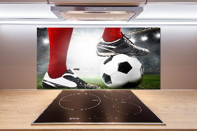 Spatscherm keuken Voetballersbenen