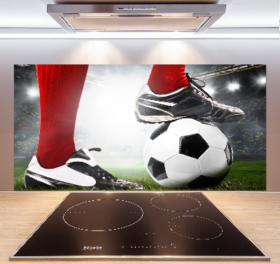 Spatscherm keuken Voetballersbenen