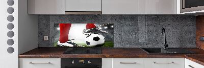 Spatscherm keuken Voetballersbenen