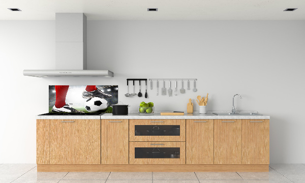 Spatscherm keuken Voetballersbenen