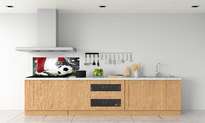 Spatscherm keuken Voetballersbenen