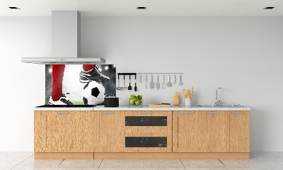 Spatscherm keuken Voetballersbenen