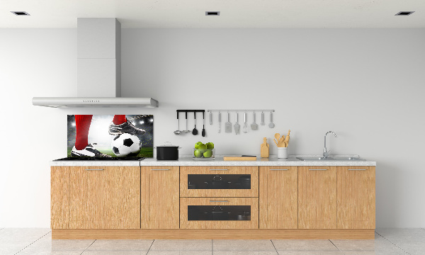 Spatscherm keuken Voetballersbenen