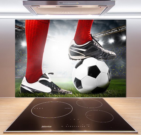 Spatscherm keuken Voetballersbenen