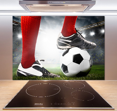 Spatscherm keuken Voetballersbenen