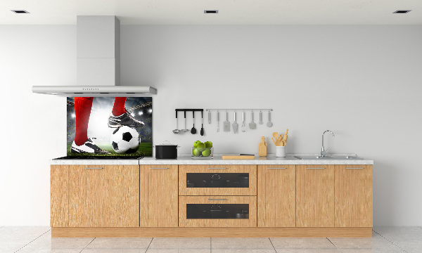 Spatscherm keuken Voetballersbenen
