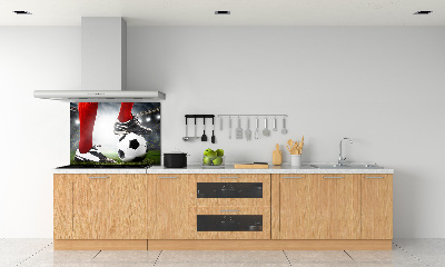 Spatscherm keuken Voetballersbenen