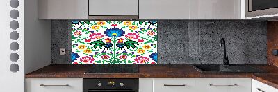 Spatscherm keuken Etnisch patroon