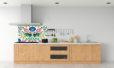 Spatscherm keuken Etnisch patroon