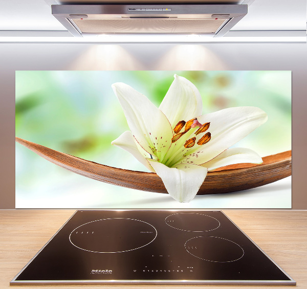 Panel szklany do kuchni Lilia