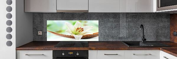 Panel szklany do kuchni Lilia