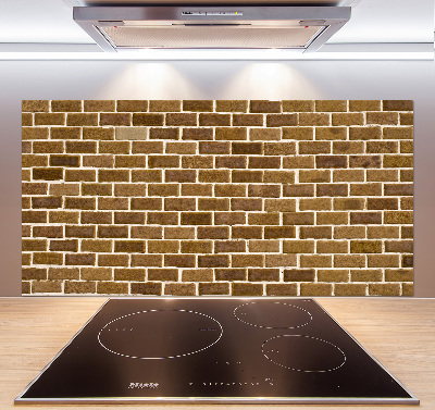 Spatscherm keuken Bakstenen muur