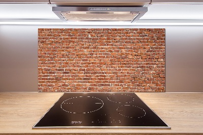 Spatplaat keuken Bakstenen muur