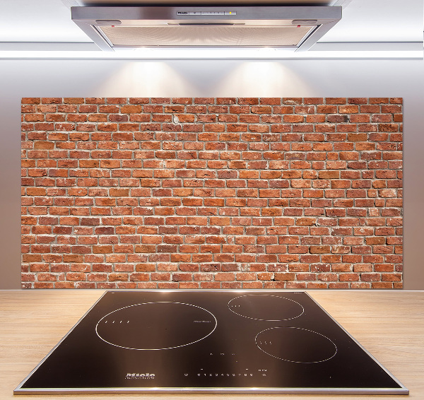 Spatplaat keuken Bakstenen muur