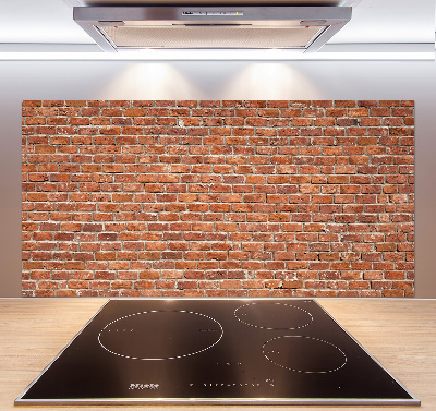 Spatplaat keuken Bakstenen muur