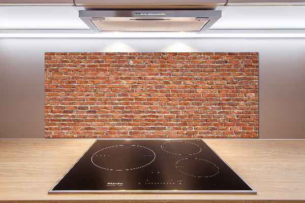 Spatplaat keuken Bakstenen muur