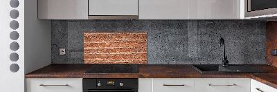 Spatplaat keuken Bakstenen muur