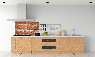 Spatplaat keuken Bakstenen muur