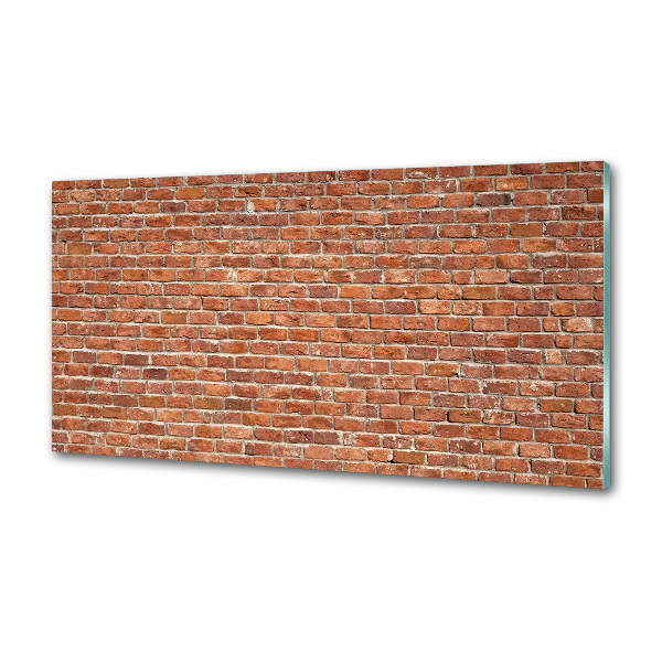 Spatplaat keuken Bakstenen muur