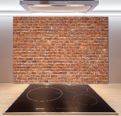 Spatplaat keuken Bakstenen muur